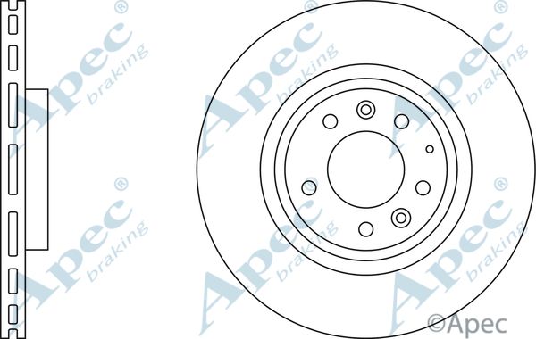 APEC BRAKING Тормозной диск DSK2571